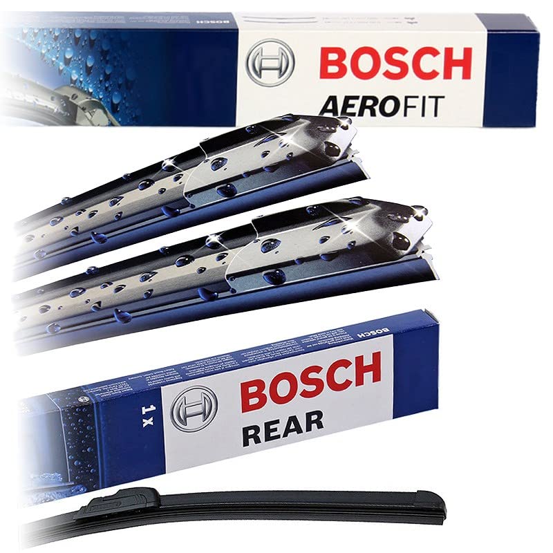 Bosch Aerofit AF468 + H301 - Juego de Escobillas Limpiaparabrisas Coche Delantero y Trasero