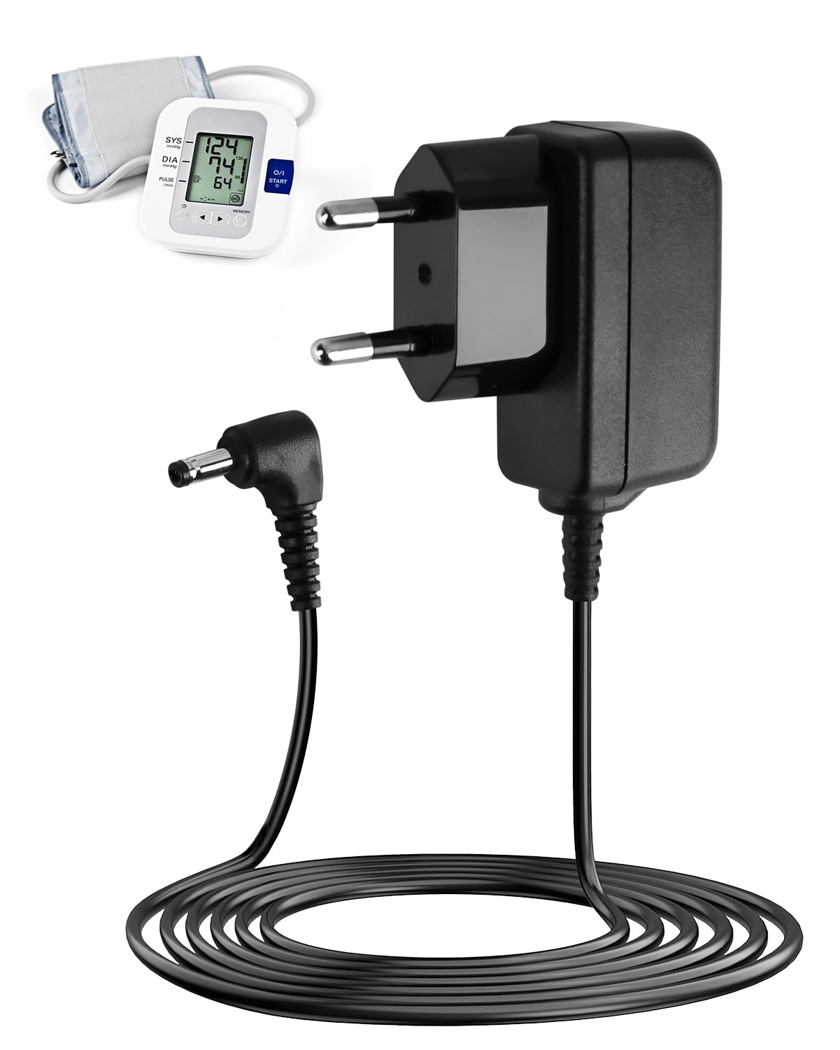 Adaptador de corriente de 6 V para tensiómetro M7 M500 M700 M3 M5 serie, adaptador de red AC para X3 X4 X7, 1,4 m, cable de carga compatible con M2 M6 M8 M9