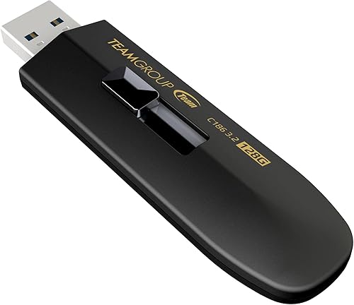 Miniatura 2 de TEAMGROUP C186 - Paquete de 10 unidades de 128 GB USB 3.2 Gen 1 (USB 3.13.0) de lectura de 100 MBs, memoria externa de almacenamiento de datos