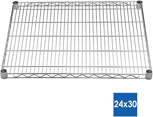 Miniatura 2 de Shelving Inc. Estantería de alambre cromado de 24 pulgadas de profundidad x 30 pulgadas de ancho x 64 pulgadas de alto con 5 estantes