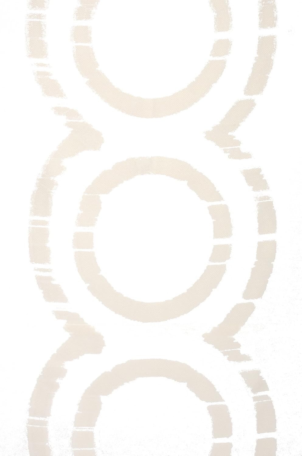 Deko Trends Medio 6236793 77 Panel Curtain Fabric, 245.0 x 60.0 x 245.0 cm, White/Champagne, Wollweiß-champagner, 245.0x60.0x245.0 cm - Image 3