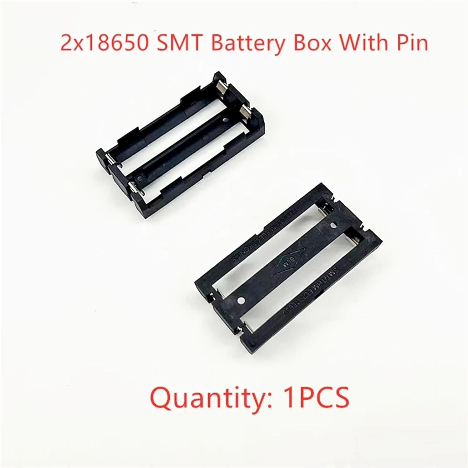 Scatola Batteria 1PCS 18650 SMT con perni Custodia per batterie 18650 18650 THM Fai da Te, 2x18650 2 Pezzi
