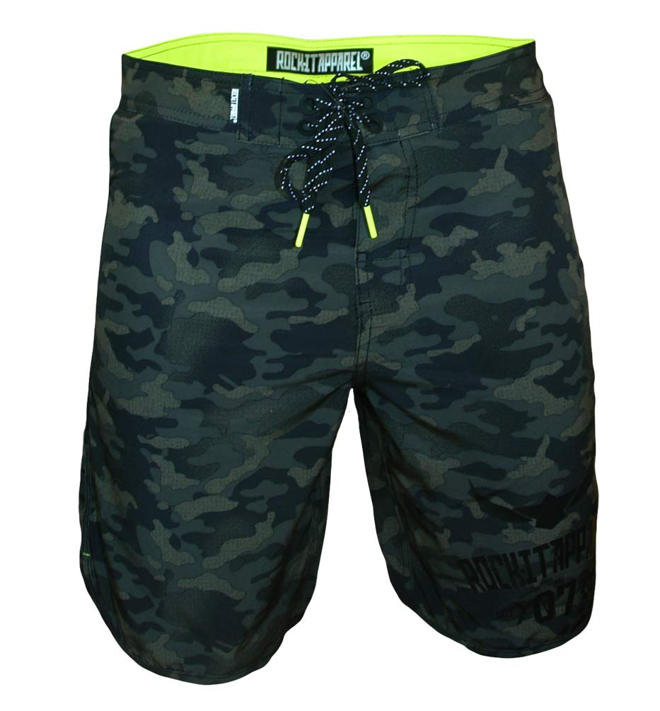 ROCK-IT Apparel I Bañadores con Camuflaje para Hombres I Bañador Hombre Secado Rápido I Bolsillos [TallasS-3XL] Boardshort para Playa, Piscina o Charco I Muchos Colores