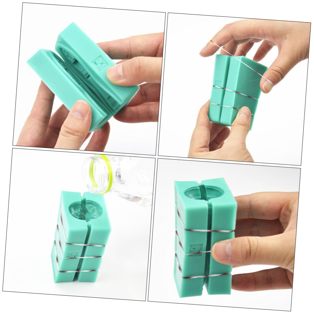 Alipis Molde de Silicona para Fondant Diseño de Ajedrez, 12 Piezas Ecológicas y Seguras para Hornear Tartas y Chocolate Creativo