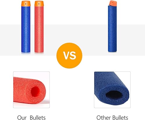 Miniatura 2 de Dardos de repuesto, paquete de 200 balas de repuesto compatibles con pistolas Nerf N-Strike Elite Series Blasters pistolas de juguete. Niños