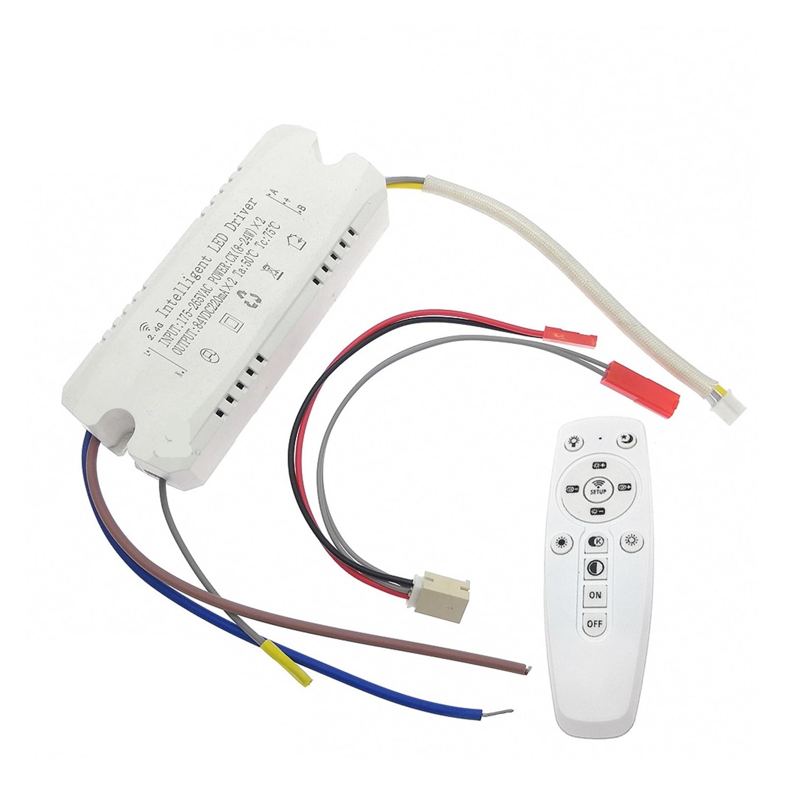 Pilote LED intelligent 48W transformateur gradation variable 220V application mobile - 5