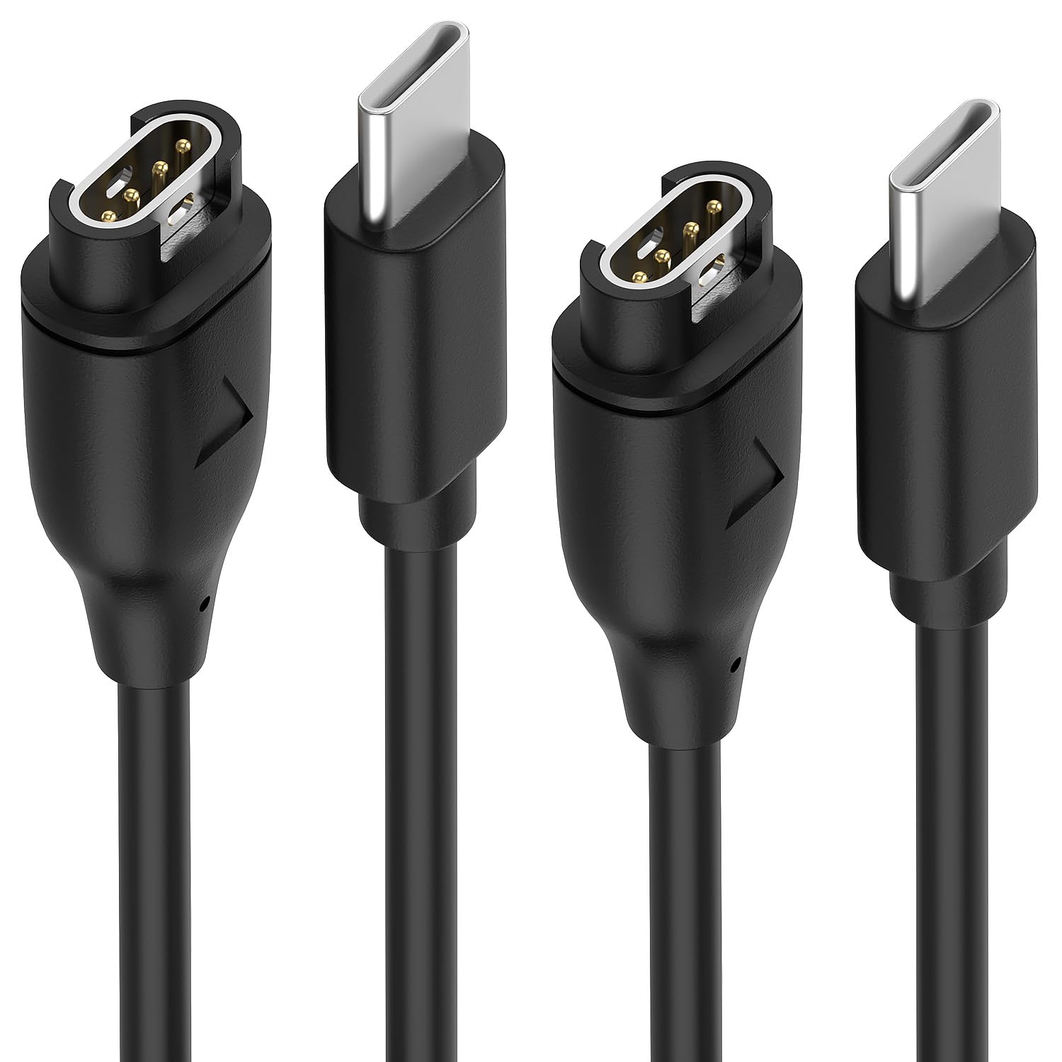 USB C Ladekabel Kompatibel mit Garmin UHR Ladekabel Fenix 5 5S 5X Plus 6 6S 6X Pro 7 7S 7X,Forerunner 745 935 945 45 45S 245 Music,Instinct,Approach S10 S40 S60 S12 S42,Vivoactive 3 4 4S Venu 2-Stücke