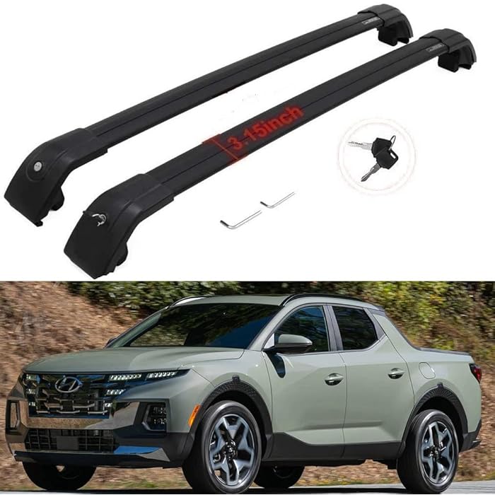 Buy Black roof Cargo Rack for Hyundai Santa Cruz 2021 2022 2023 Roof