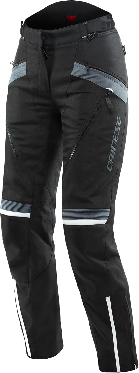 Dainese Tempest 3 D-Dry Womens Textile Motorcycle Pants Black/Ebony 40 EUR