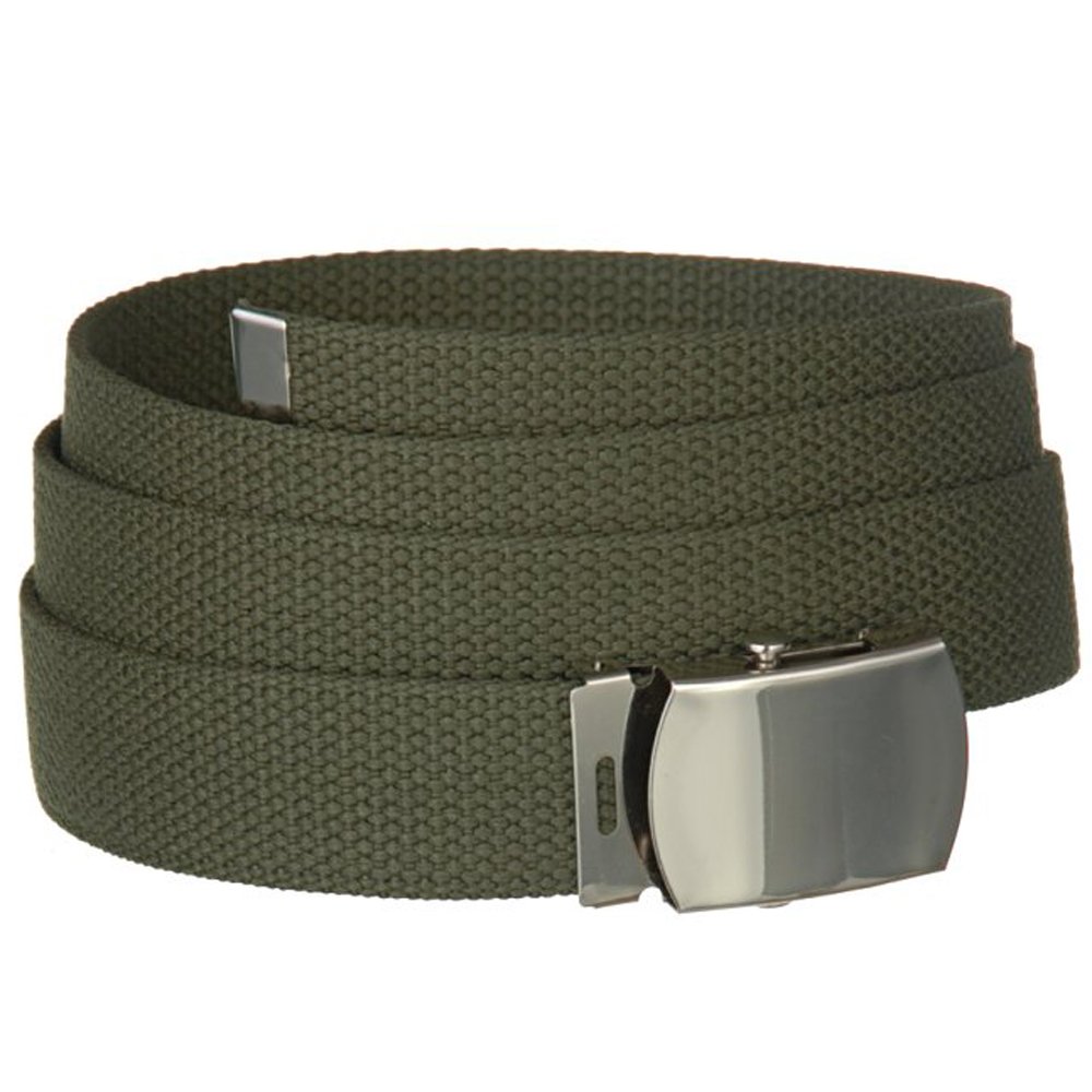 Olive One Size Canvas Military 1.25