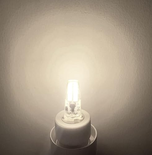 Miniatura 5 de 10 bombillas LED G4 de 12 V tipo JC, 4000 K blanco natural, 20-30 W T3 G4 equivalente halógeno, base G4 bi-pines, 300 lúmenes, iluminación de