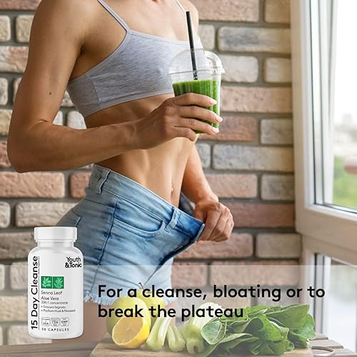 Miniatura 3 de Youth & Tonic 3 pastillas de hinchazón del vientre para hinchazón, deshinchazón de agua, desintoxicación de limpieza de estómago, intestino y colon
