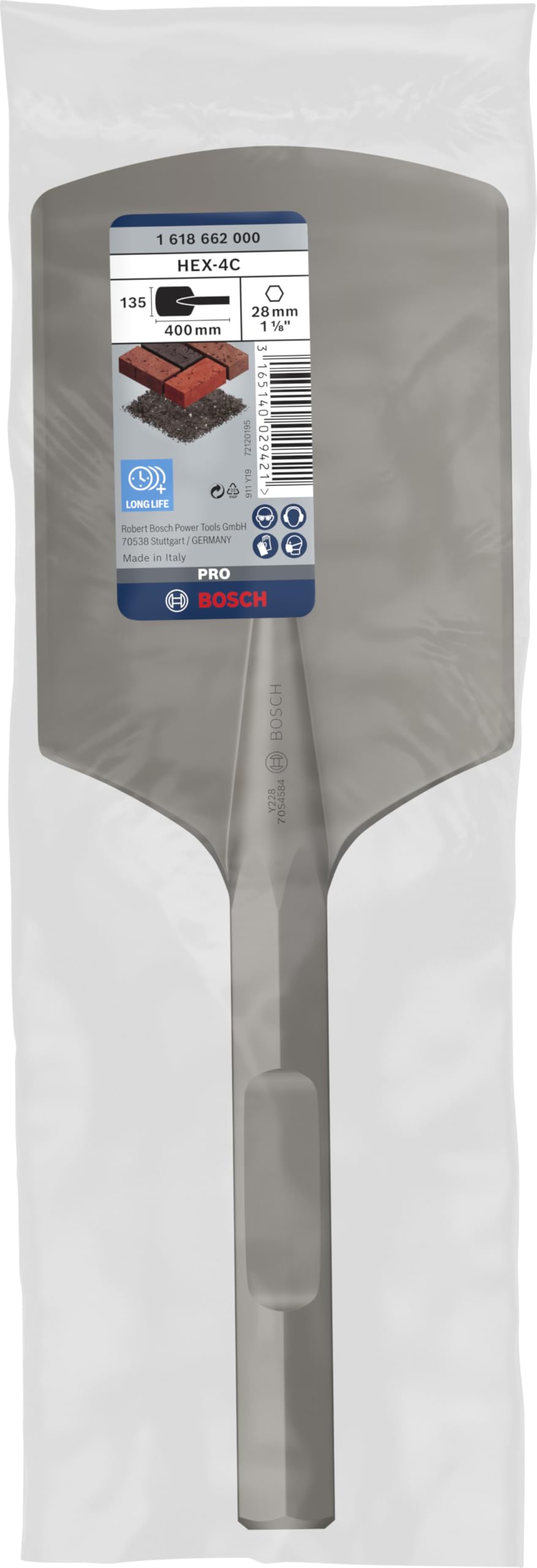 Bosch 1618662000 Spade Chisel/28Mm/400X135Mm