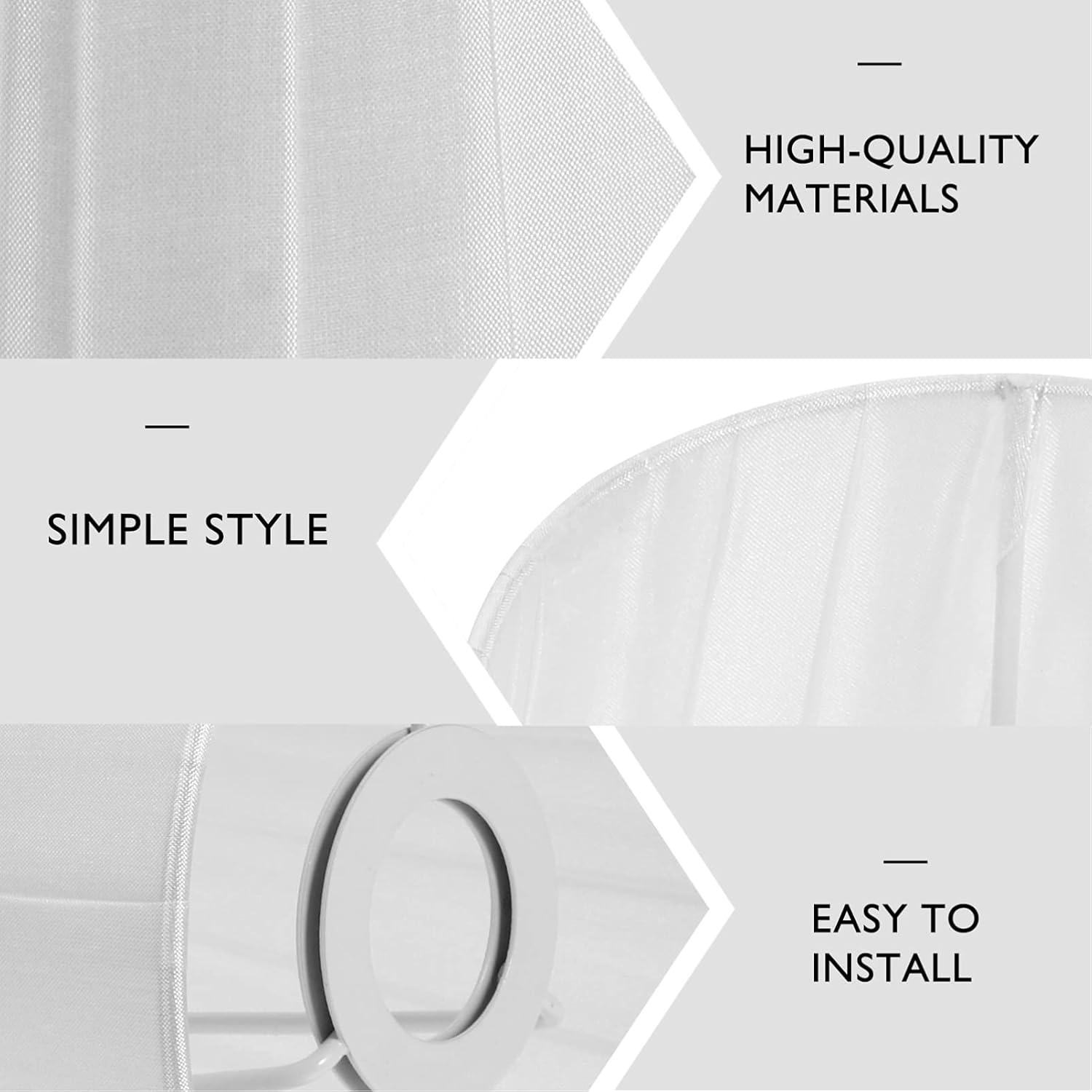 Beaupretty 1pc Cloth Craft Floor Lamp Shade Cover Detachable Design for Compatible Table Bedside and Floor Lamps Simple Structure Easy to Install