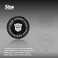 Vista 5 de Cubierta de botón de arranque giratorio, cubierta universal para botón de arranque del motor de automóvil, Autobots Pegatinas para coche, decoración