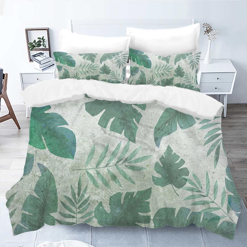 Cadeau homme feuilles de cyan pour une décoration de mariage ou renouveler son linge de lit
