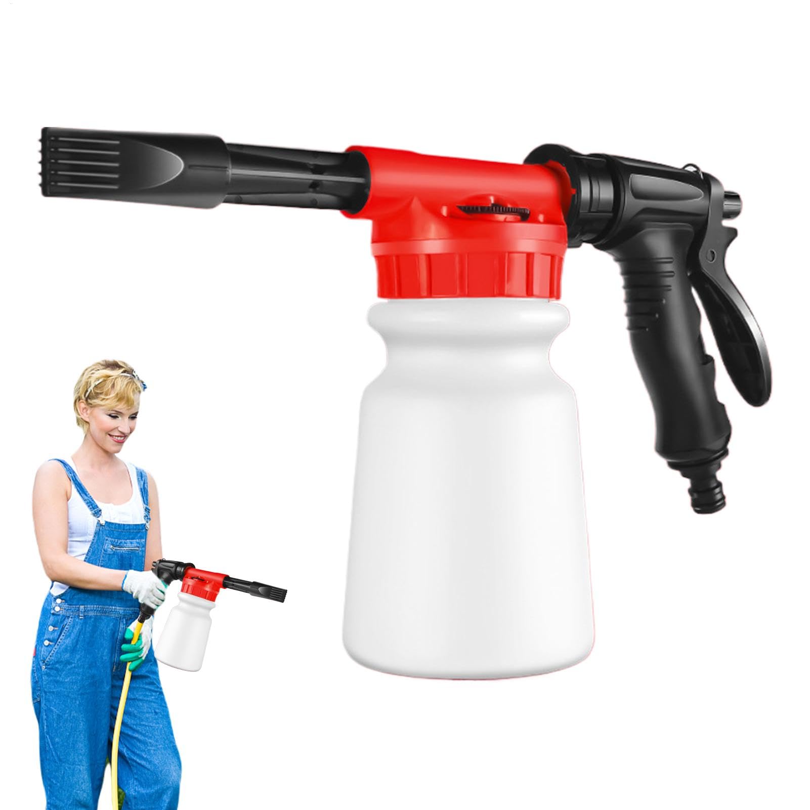 Mousse de voiture en bouteille 1L pour tuyau de jardin et laveuse
