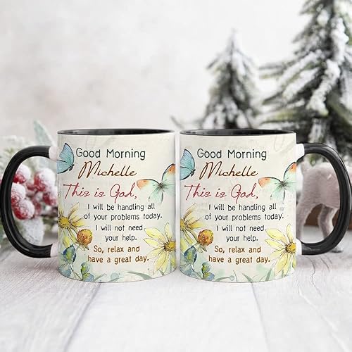 Miniatura 5 de TheUnifury - Tazas cristianas personalizadas para mujer, taza con versículo de la Biblia, taza de té religiosa, taza inspiradora para mamá, abuela,