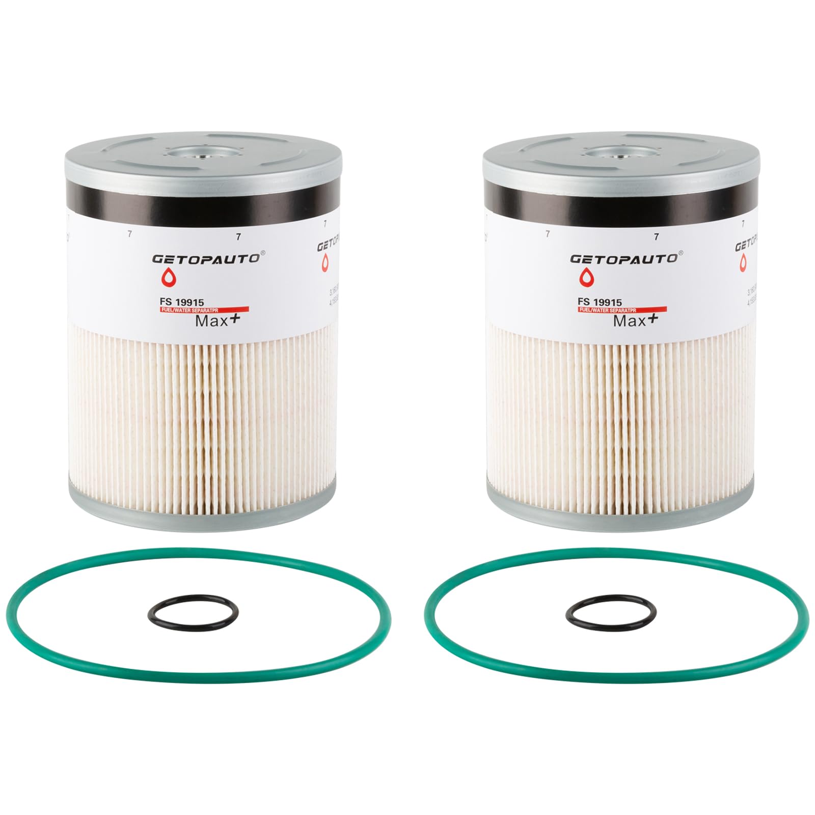 GETOPAUTO FS19915 Fuel Filter with Water Separator Compatible with Cummins ISX15 Detroit Diesel DD13 DD15 DD16 Freightliner Cascadia Replaces