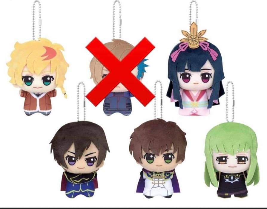 ポプテギアス ぬいぐるみ 4点セット コードギアス ポプテギアス ぬいぐるみ 4点セット コードギアス ポプテギアス