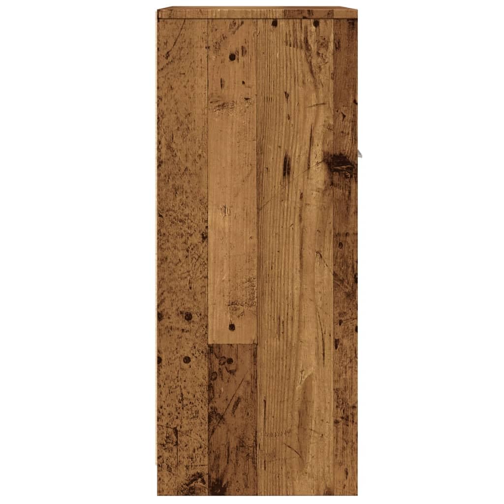 ShGaxin Szafka łazienkowa Drewno inżynieryjne w wieku 60x33x80 cm, meble łazienkowe, szafka łazienkowa, pomocnicza szafka łazienkowa, kolumna łazienkowa, wyposażenie łazienki - 856287