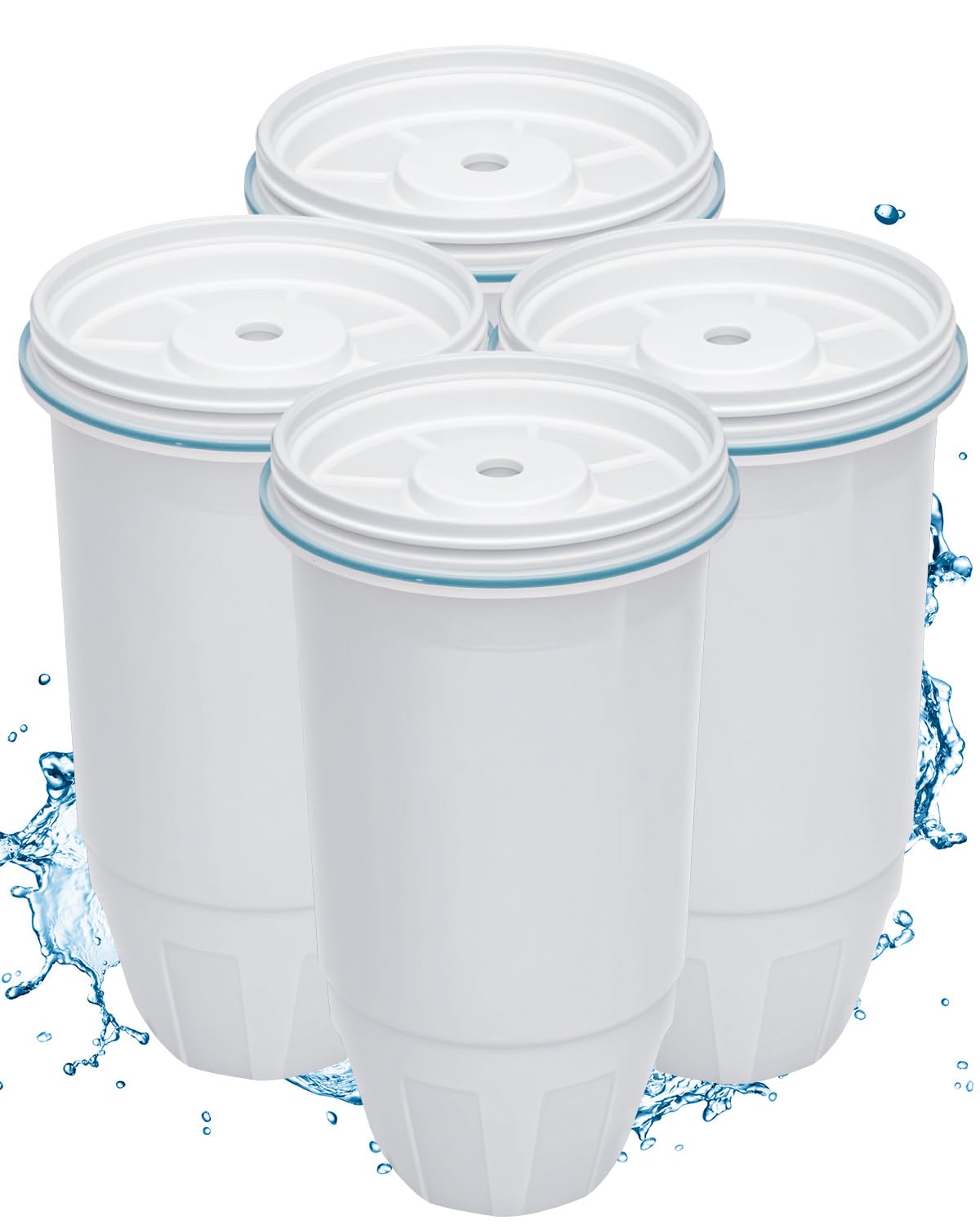 Wasserfilter Ersatz kompatibel mit ZeroWater 0 TDS Kartuschen– kompatibel mit ZR-001/003/004/006/008/012/017/ZR-600 u.a, Wasserfilter Ersatz, zur Reduzierung von Blei