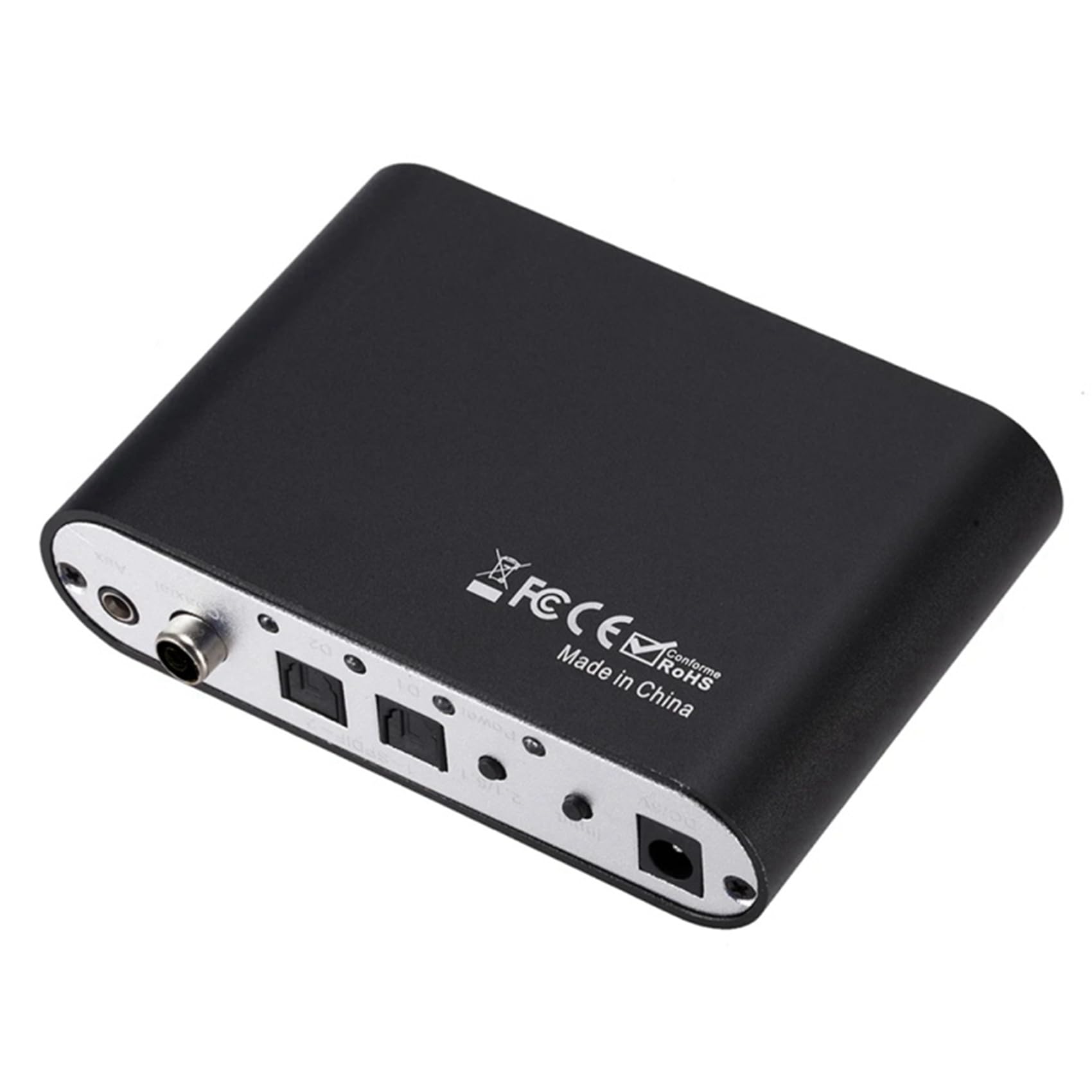5X Convertitore Audio Stereo AC3 da Digitale Ad Analogico un 5.1 Canali SPDIF Ottico Coassiale AUX da 3,5 mm un 6RCA Decoder Spina Europea
