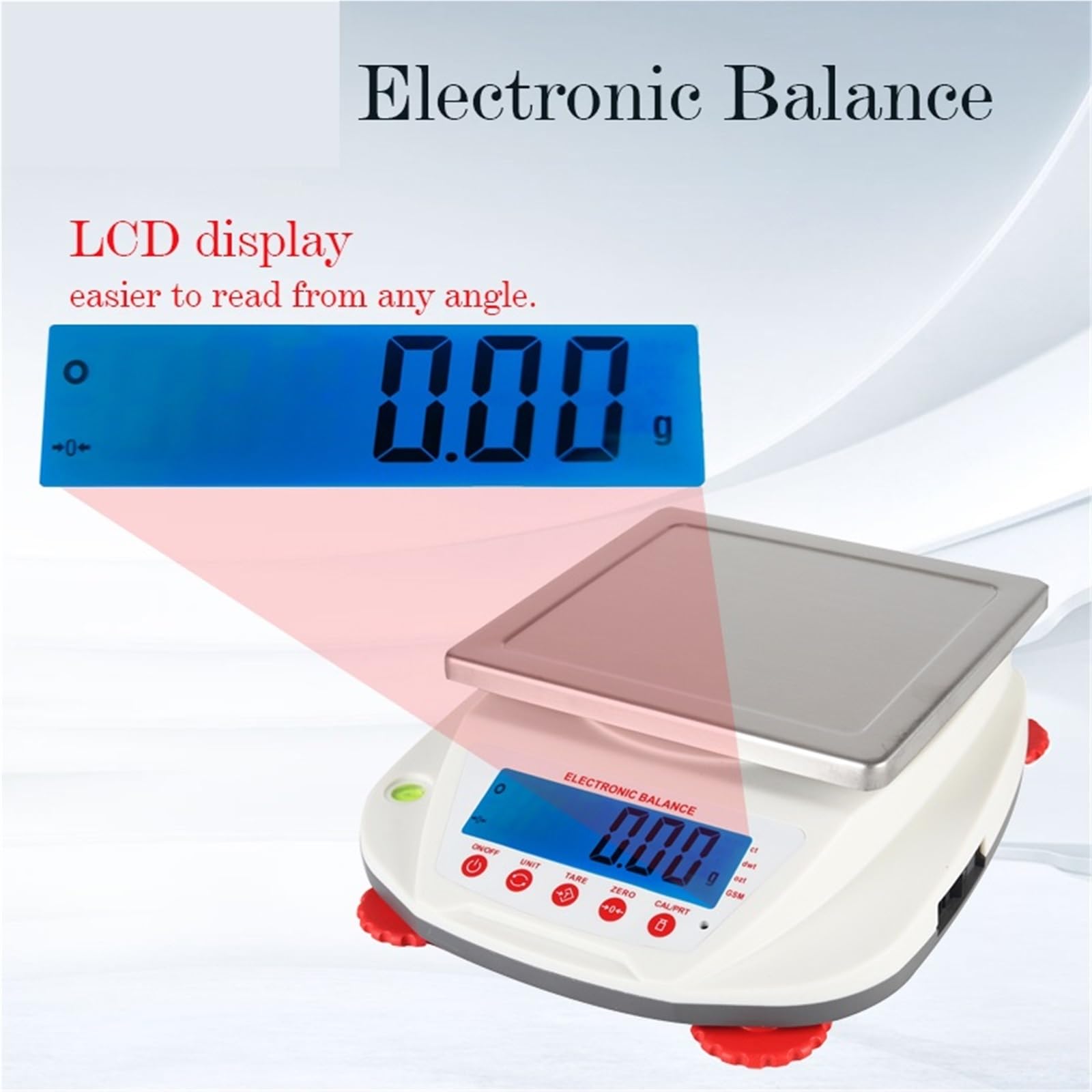 Básculas digitales de laboratorio, Balanza portátil EXM 0,01 g, báscula electrónica con resolución de 0,01 g(2000g 0.01g)