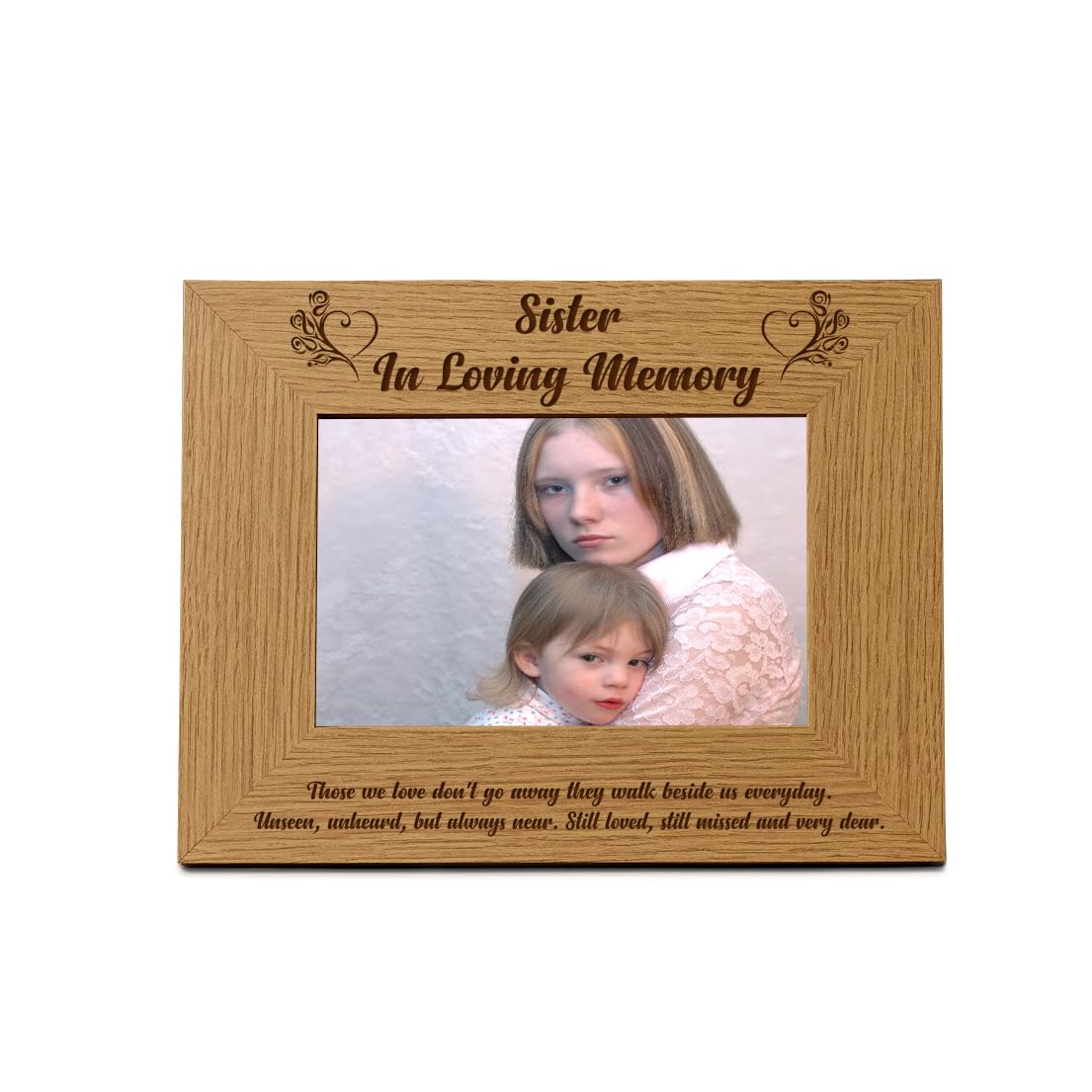 Sister Memorial Remembrance Photo Frame (4 x 6 Inch)