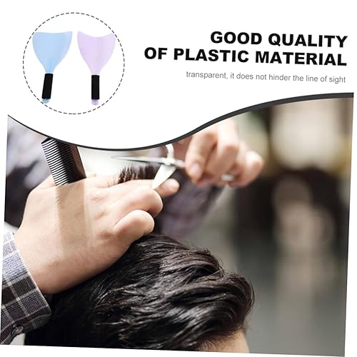 Miniatura 7 de HEALLILY Shaper - Laca para el cabello, cubierta facial de mano, deflectores transparentes para peluquería, para peluquería, ojos, protector facial