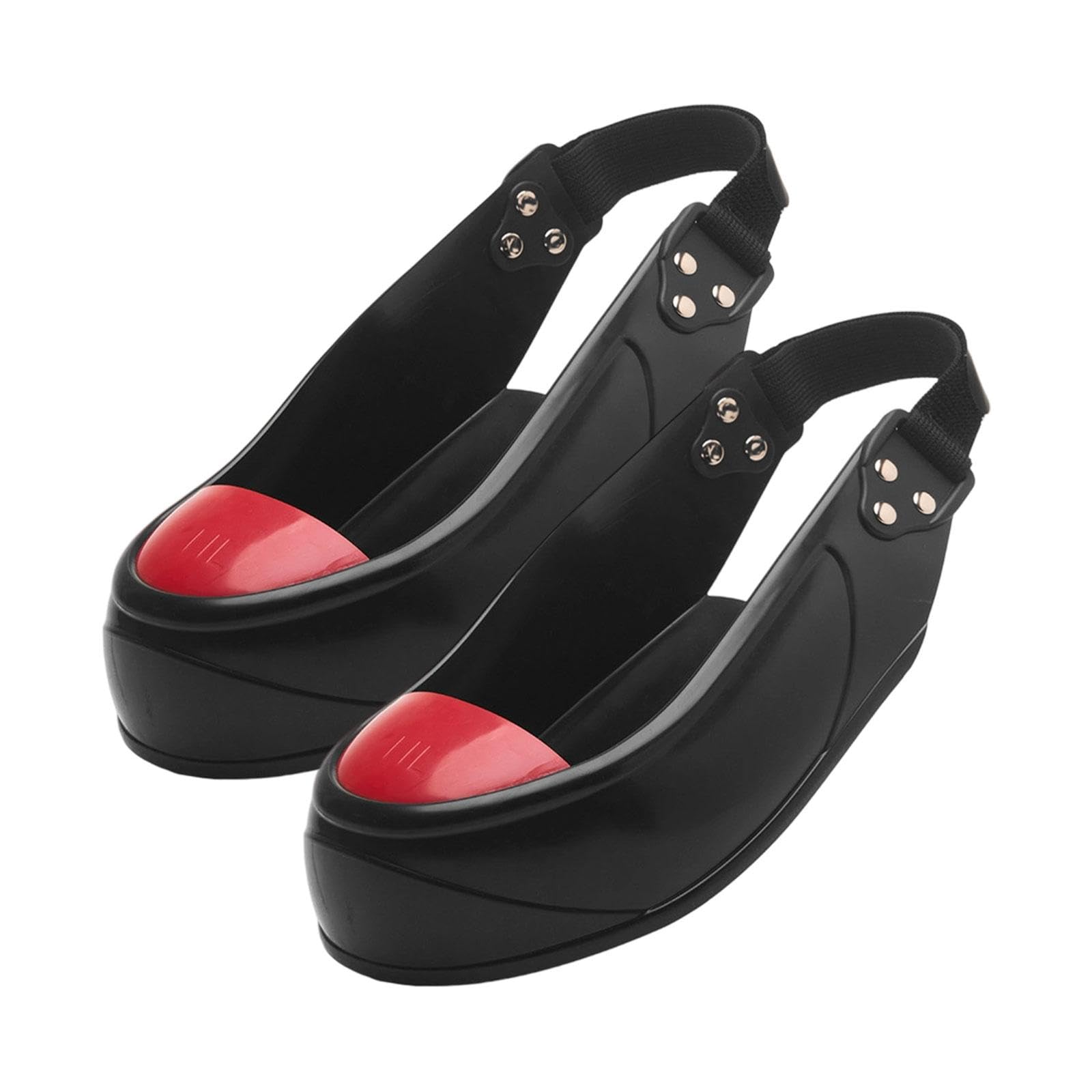 Générique Surchaussures de Protection Temporaires Robustes à Embout D'acier et Semelle En Caoutchouc Antidérapante pour Les Travailleurs de Chantiers de Con