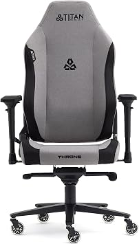 Titanseat Throne Gray Fabric Gaming Chair
