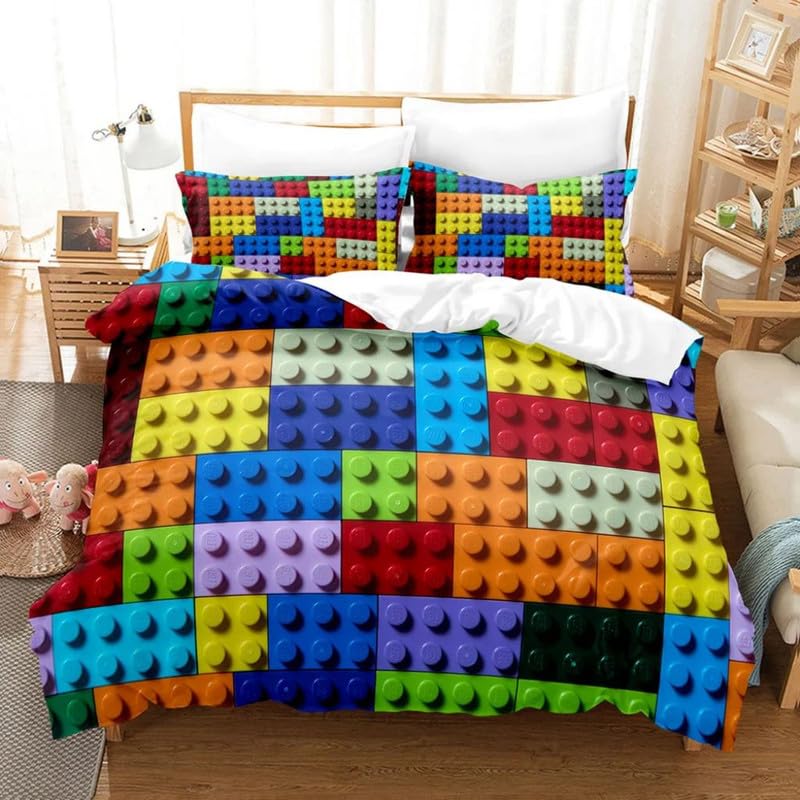 Housse de couette 240x260 haut de gamme en microfibre 110g/㎡ durable
