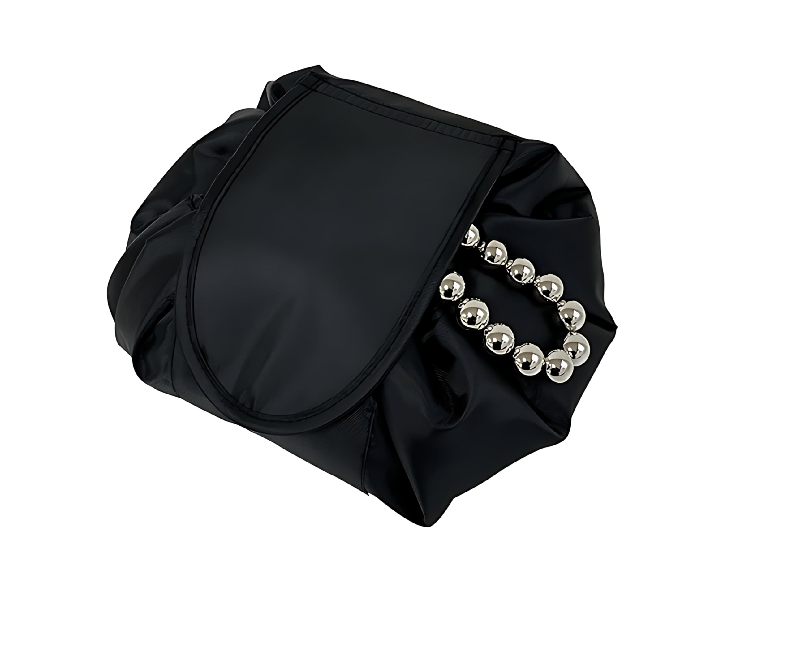 Noguez. Bolsa de Maquillaje, Cosmetiquera con Cadena de Cuentas, Neceser para Cosméticos, Cosmetiquera para Maquillaje, Makeup Bag, Cosmetiquera de Viaje.