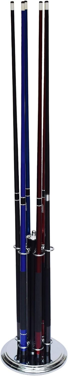 Amazon.com : Hathaway Westmont Floor Pool Cue Rack, Black : Sports ...
