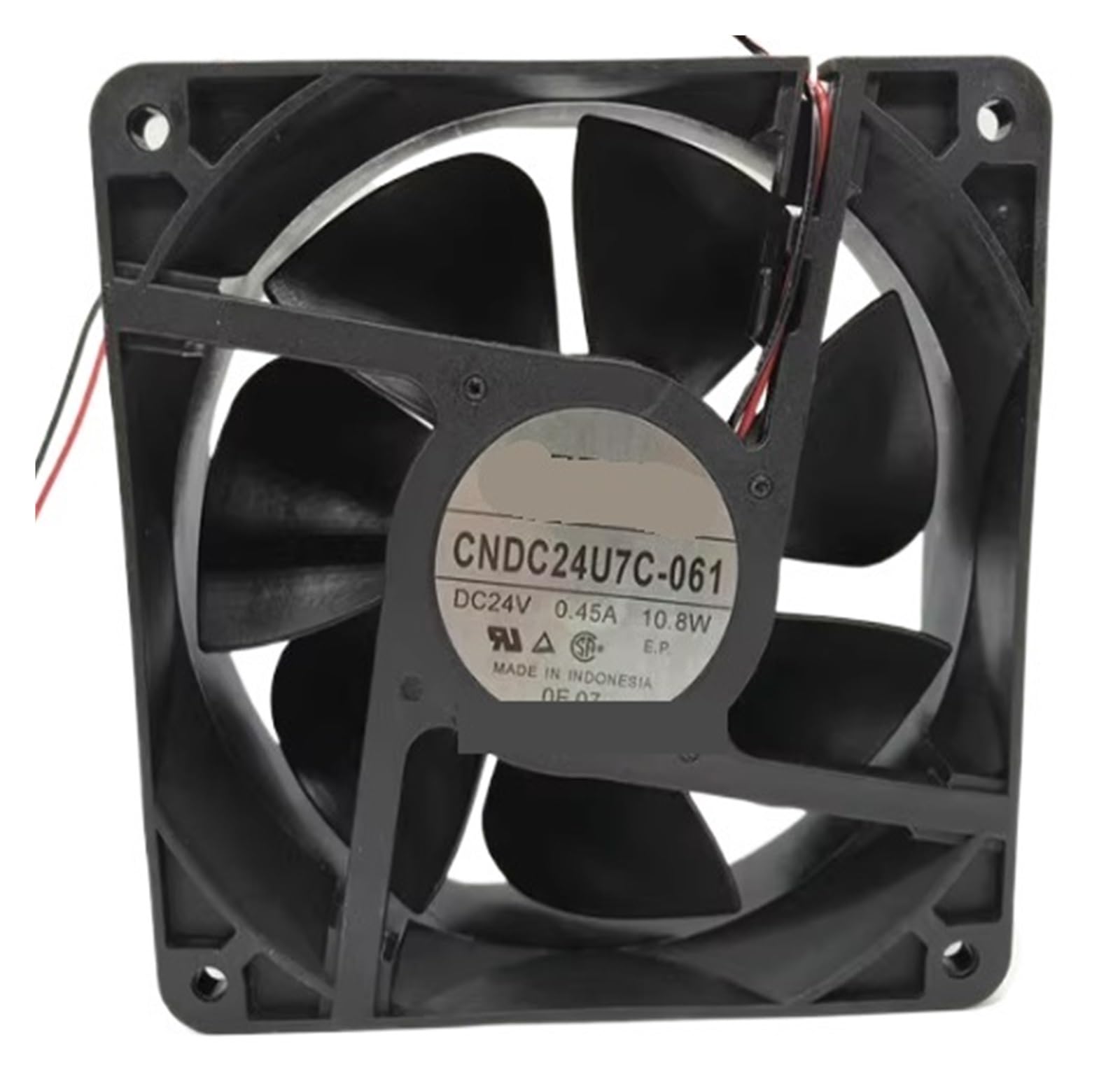 LZIKKGKI CNDC24U7C-061 24V 0.45A 10.8W 12CM 12038 Two-wire cooling fan