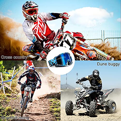 Avv Motorcycle Goggles For Men Women - Windproof Atv Dirt Bike Goggle, Anti Uv Off-Road Glasses For Riding Mtb Motocross #TOP5