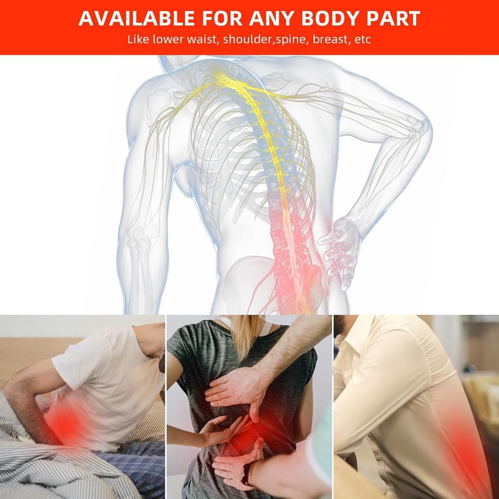LUCKKY Nurasculpt Arm Bands, NuraBeam Pro Armband, Nurasculpt Arm-Bänder Pro, Rotlichtlampe Gürtel, Massagegürtel für die Taille, 660nm & 850nm Rotlicht Armwickel mit Timer, Verstellbare Armtrimmer