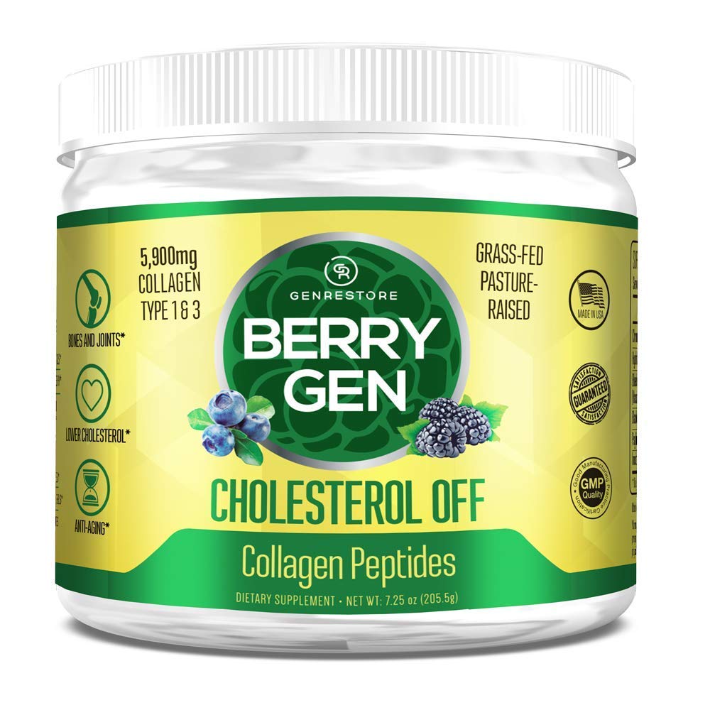 Berry Gen Cholesterol Off (3) | Natural Cholesterol Lowering Vein & Blood Pressure Support Supplemen