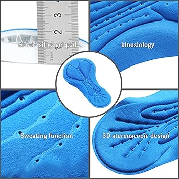 Pantaloni Ciclismo Uomo NuCamper - Traspiranti Con Imbottitura Compressione E Strisce Riflettenti