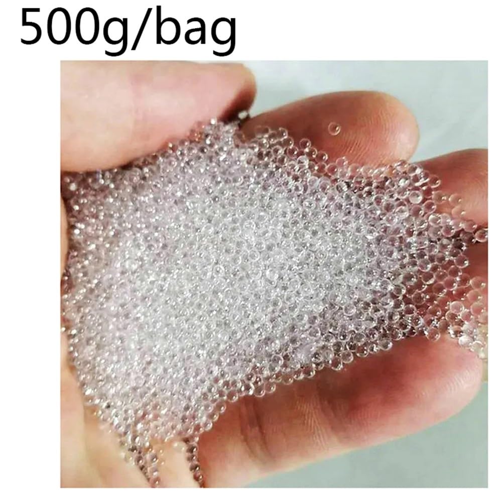 500 g/sac de microbilles de verre for expériences de broyage, de pulvérisation et de chauffage en laboratoire(0.4-0.6mm)