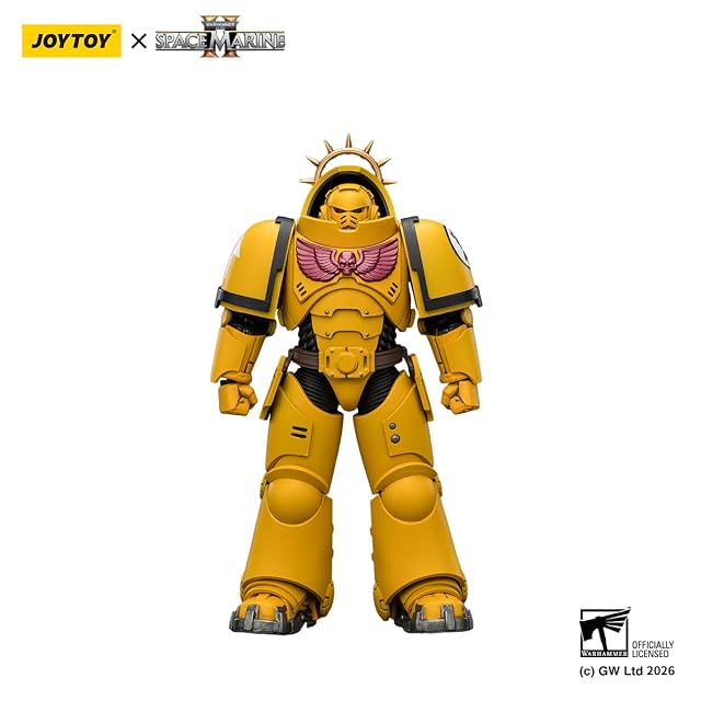 Foto 4 de 8 de JOYTOY Warhammer 40K 1/18 Figura de acción, Game Edition Imperial Fists
