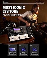 Vista 3 de Donner Arena 2000 Pedal Multi-Efectos para Guitarra con 278 Efectos, 100 IRs, Looper, Caja de Ritmos, Modelado de Amplificador, Soporte XLR y MIDI