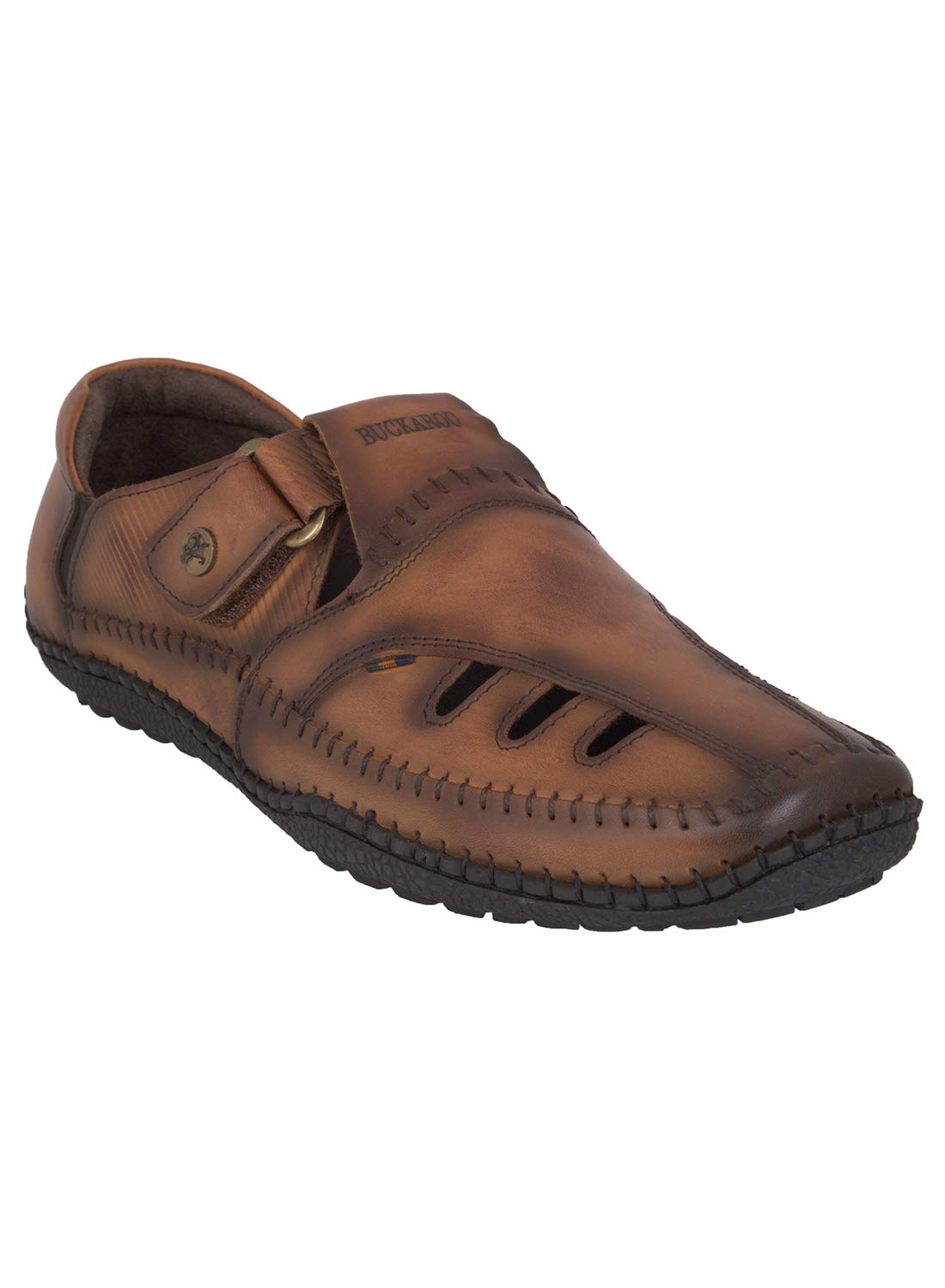 Buckaroo WYATT Genuine Leather Tan Casual Closed Sandal For Mens: Size UK 9 (B0B2SB3YZS) Amazon Price History, Amazon Price Tracker