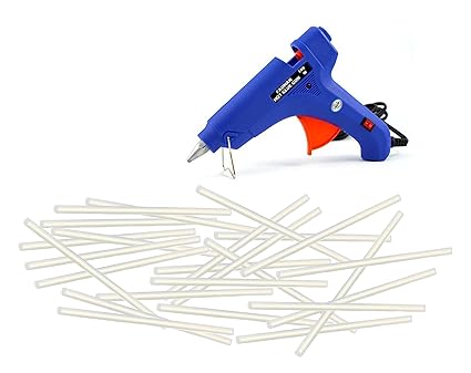 FADMAN CROWN 100 WT BLUE PROFESSIONAL GUN WITH ADHESIVE 25 GLUE STICKS High Temperature Corded Glue Gun (11 mm)