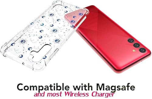 Miniatura 2 de GloriaNguyen Funda diseñada para Samsung Galaxy A13 5G 5G, Zodiac Celestial Blue Moon and Sun elegante para Samsung Case hombres mujeres, funda de