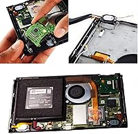 Vista 5 de Paquete de 2 altavoces de repuesto para altavoz Nintendo Switch, NS Switch Console Loudspeaker Flex Cable Module Repair Tool