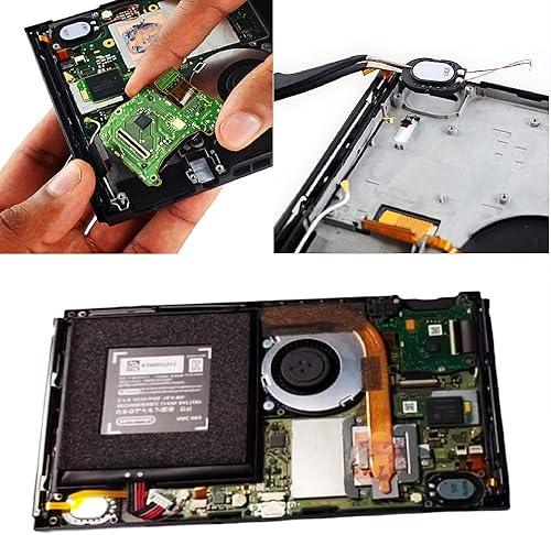 Miniatura 5 de Paquete de 2 altavoces de repuesto para altavoz Nintendo Switch, NS Switch Console Loudspeaker Flex Cable Module Repair Tool