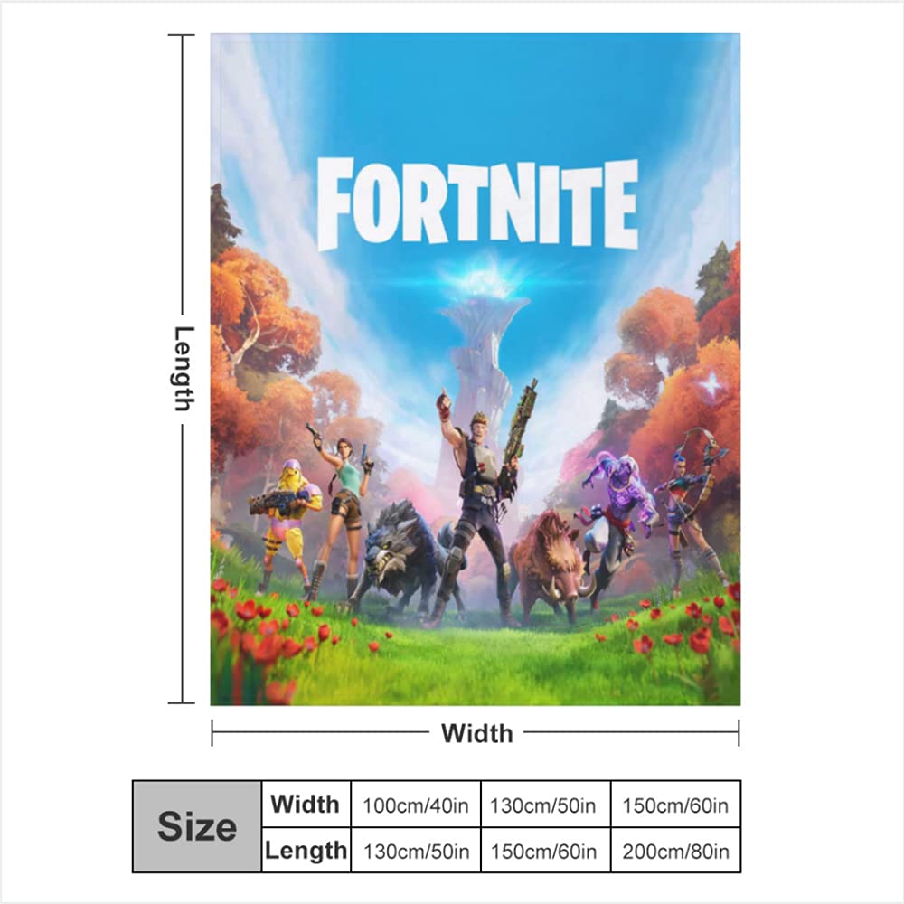 Gaming-Decke Mit Waffenkonsole-Muster – Flauschige Mikrofaser, 127 X 101,6 Cm, Schwarz-weiß, Für Sofa, Büro & Teens