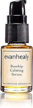 evanhealy Rosehip Calming Serum | Blue Skin Care Line with Organic Whole Essential Oils | Nurturing, Soothing Facial Oil Serum | Organic Facial Oil For Sensitive, Reactive Skin